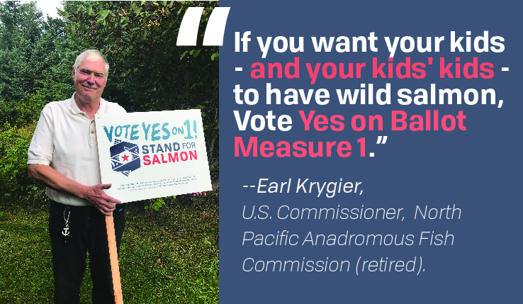 Former U.S. Commissioner to Anadromous Fish Commission Says “Vote YES on 1!”